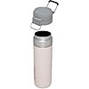 $18.75: Stanley Quick Flip GO Water Bottle 24 oz, Push Button Lid, Insulated Stainless Steel, BPA-Free, Rose Quartz at Amazon