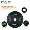 CAP 100lb Economy Olympic Bumper Plate Weight Set $83.99 @Amazon