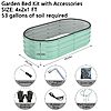 2-Pack 4'x2'x1' ZFHgarden Galvanized Metal Raised Garden Bed Planter $22.98 + Free Shipping w/ Prime or on $35+