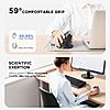 Uineer 2400 DPI Ergonomic Vertical Rechargeable Wireless Mouse w/ Side Scroll Wheel​ (Black) $9.59 + Free Shipping w/ Prime or on $35+
