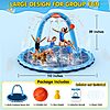 9' Instraella 2-in-1 Large Sprinkler Splash Pad w/ Basketball Hoop & Arch $17.99 + Free Shipping w/ Prime or on $35+