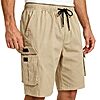 Msmsse Men's 100% cotton Relaxed Cargo Short from $10.36 + Free Shipping w/ Prime or on $35+