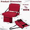 Besunbar Back Support Soft Cushion Stadium Seat w/ Zipper Pocket $20.39 + Free Shipping w/ Prime or on $35+