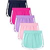 5-Packs Aikuco Girls Athletic Quick Dry Shorts (Various, Size: 2T - 14Y-16Y) $9.84 + Free Shipping w/ Prime or on $35+