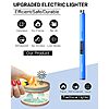 Electric Candle Lighter Plasma Arc Lighters Windproof & Flameless with USB Rechargeable Battery Double Safety Switch (Sapphire Blue) $3.94 + Free Shipping w/ Prime or on $35+