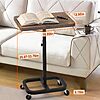 34" alentar Adjustable Height Mobile Tray Table / Laptop Desk $24.99 + Free Shipping w/ Prime or on $35+