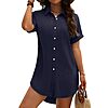 GKBK Women's Button Down Bathing Suit Cover Up Beachwear (Various) $7.80 + Free Shipping w/ Prime or on $35+