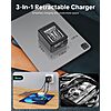 3-In-1 W & O 45 W Retractable Phone Charger with USB C Cable (Black or Green) $7.49 + Free Shipping w/ Prime or on $35+