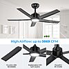 (prime) 44" ocioc 6 6-speed Ceiling Fan w/ Dimmable 3000–6500K Light $39 + Free S/H