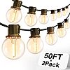 addlon G40 LED Outdoor String Lights: 50Ft $10, 100Ft $20 @ Amazon